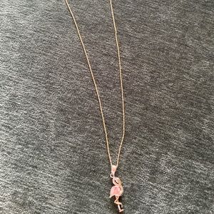 Beautiful flamingo necklace
